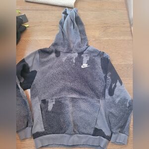 Nike Charcoal and Black Hoodie